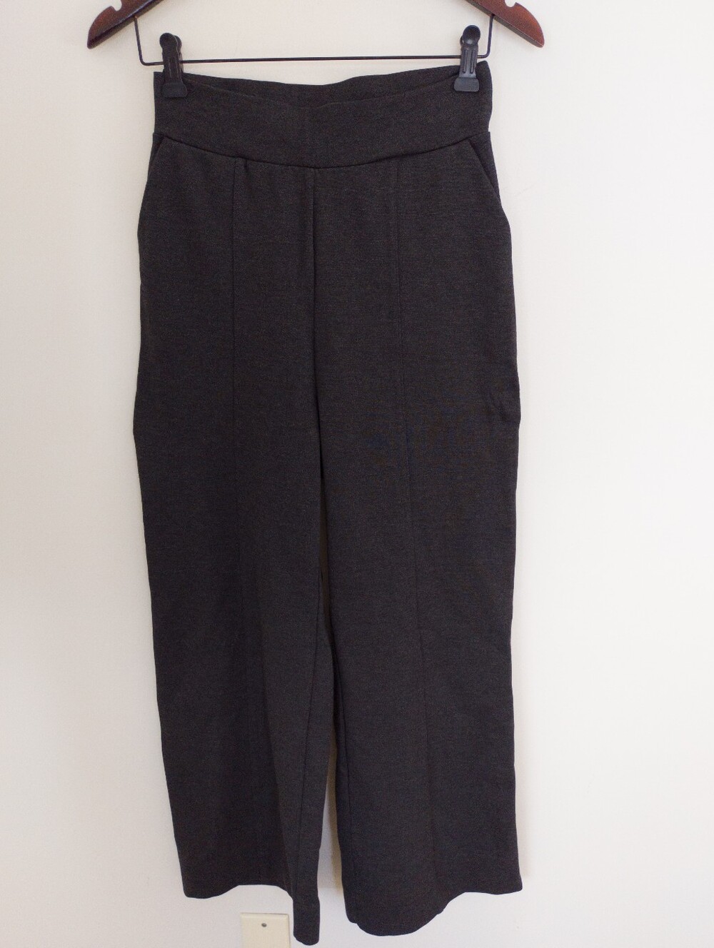 Encircled The Tailored Ponte Pant Heathered Charcoal Grey Size XS